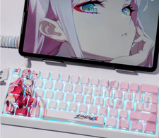 Anime Zero Two Anime Keycaps 130-Key PBT Dye-Sub Cherry Profile picture