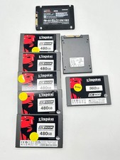 Lot of 8 SSD 5x Kingston DC500R 480GB A400 DC400 960GB 860 EVO 250GB For Parts picture