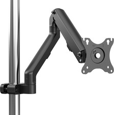 Height Adjustable Pole Mount Monitor Arm for 17