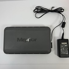 Maxtor Personal Storage 3200 External Hard Drive ~300GB USB Tested Working READ picture
