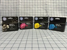 GENUINE HP 952XL Black & Color Ink Cartridges New In Retail Box 02/2028 picture