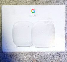 Google Nest Wifi Pro Tri-Band Wi‑Fi 6E Mesh Router 2-Pack White Ethernet picture