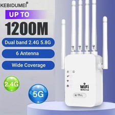 1200Mbps WiFi Extender – Signal Router 2.4G/5G Signal Booster with  Extender Amp picture