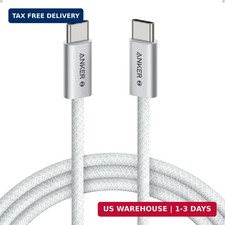 Anker Zolo USB C to USB C Cable, 240W Fast Charging Cable (6 ft, White) | Braide picture
