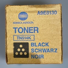 KONICA MINOLTA TN514K BLACK TONER CARTRIDGE GENUINE A9E8130 LASER picture