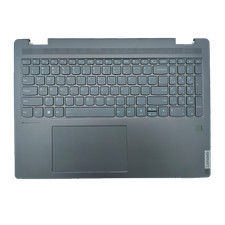 98% NEW For Lenovo Yoga 7 16IAP7 82QG Palmrest Backlit Keyboard Touchpad Gray picture