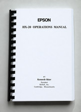 Epson HX20 vintage computer manual picture