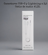 Apple Adaptador de auriculares con cable auxiliar estéreo de 3.5 mm para iPhone picture