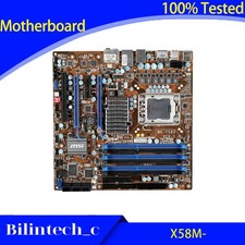 FOR MSI X58M X58 Motherboard Supports i7-980 i7-920 i7-960 W3502 LGA1366 32GB picture
