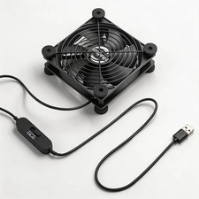 Dual Voltage 120mm USB Cooling Fan | 5V/12V 3 Speed Quiet | 18dB Ultra Quiet 3 picture