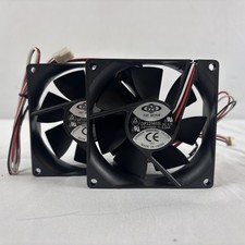 Top Motor DF1208SH Black Cooling Fans DC 12V Lot Of 2 picture