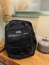 TUMI Black Nylon Laptop Backpack Padded Fits Up to 15 in Laptop picture