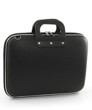 Laptop Netbook Notebook Carry Case Black PVC Rubber PC Tablet Carry On Soft Bag picture