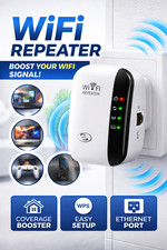 Extensor Wifi Amplificador De Señal Para El Hogar 50 Dispositivos Repetidor 2025 picture