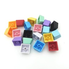 100 PCS OEM Profile Blank Keycaps PBT 1U R4 Rainbow For MX Switch picture
