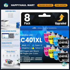 Compatible Ink Cartridges 8-Pack for Brother MFC-J1010DW - High Yield, Quality P picture