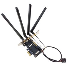 BCM94360CD to PCIe WiFi Bluetooth Card Adapter 4 Antenna for Desktop PC Mac Pro picture