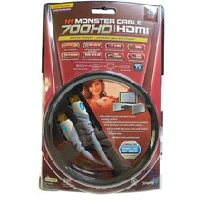 Monster HDMI Cable 700hd 4m Gray 13ft Video & Audio New In Package HD TV picture