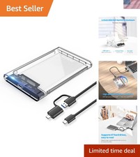 5Gbps SATA to USB C Enclosure for 2.5 Inch SSD/HDD picture