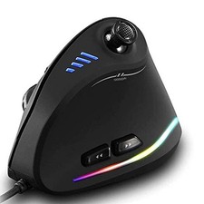 Ergonomic Vertical Mouse, RGB Wired Vertical Gaming Mouse with Joystick, 1000... picture