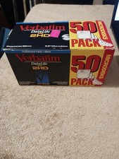 Verbatim DataLife MF2HD 3.5 Floppy Disks 50 Pack 1.44MB open box NOS picture
