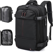 Travel Backpack with Vacuum System,60L Expandable 60L (No Air Pump), Black  picture