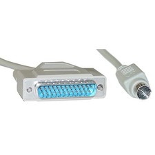 Apple Mac 6 ft Imagewriter I Printer Cable 8 pin - DB25 picture