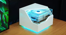 Unique ITX case, Computer Case, 3D print PC case, Desktop Accessoy, Clear Tower picture