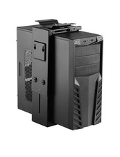 HUMANCENTRIC Under Desk Wall Mount Compatible CPU Computer Case Holder Black NEW picture