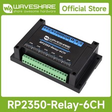 Waveshare Industrial 6-Channel RP2350 Relay Module, Onboard RS485 / Pico HAT picture