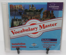 TRANSPARENT LANGUAGE - VOCABULARY MASTER CD-ROM LEARNING SOFTWARE WIN/MAC picture
