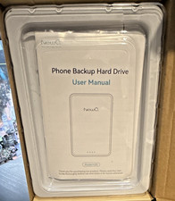 NewQ H20 2TB USB External Drive Phone Backup Hard Drive White picture