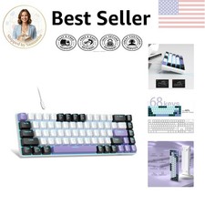 Compact MK-Box Mechanical Keyboard - LED Backlit with Ambidextrous Layout picture