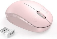 seenda Wireless Mouse for Laptop, 2.4G Noiseless Computer Mouse,Pink picture