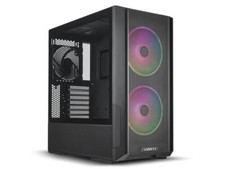 LIAN LI LANCOOL 216RX Black Steel / Tempered Glass ATX Mid Tower Computer PC ... picture