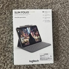 Logitech Slim Folio Keyboard Case for iPad 10th Gen & A16 920-011368 New Sealed  picture