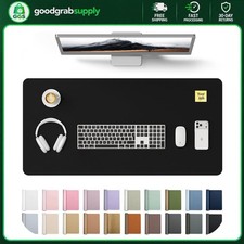 Desk Protector Leather Large Mouse Pad Non-Slip PU Leather picture