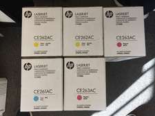 HP 1x CE261AC ,2x CE262AC, 2x CE263AC- 5 total New over stock picture