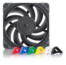 Noctua NF-A12x25 PWM chromax.Black.swap, High-Performance Quiet Fan 120mm picture