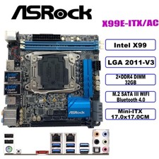ASUS X99E-ITX/ac main board Mini-ITX Intel X99 chipset LGA 2011-3 DDR4 SATA3 picture