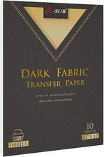 Lot A-SUB Iron on Heat Transfer Paper for Light/ Dark Fabric Inkjet 8.5x11 11x17 picture