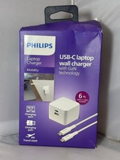 Philips DLP3523 Elite 60W AC Laptop Charger & 7.5w USB & USB-C Boxed/Retail picture