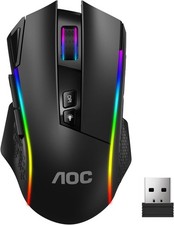 GM401 Wireless RGB Gaming Mouse, 12000 DPI, Rapid-Fire Shotcut, 70Hrs | 2.4GHz C picture