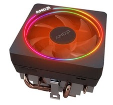 AMD Wraith Prism RGB LED Fan Socket AM5 AM4 4-Pin PWM Copper Heatpipe CPU Cooler picture