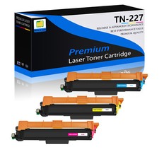 3 PK TN227 CMY Color Toner Cartridges For Brother HL-L3210CW L3230CDW With Chip picture