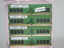 Samsung 32GB (4x8GB) DDR4 1Rx8 PC4 288-Pin UDIMM Desktop RAM Memory M378A1K43CB2 picture