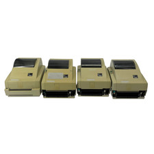 FOR PARTS Lot of 4 Zebra T402 Thermal Barcode Label Printers #PL3402 (TC) picture