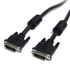 StarTech 10 ft DVI-I Dual Link Digital Analog Monitor Cable M/M (DVIIDMM10) picture