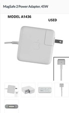 Genuine  Apple Magsafe 2 45W Power Adapter Charger A1436 Used In Great Condition picture