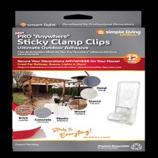 12-Pack Simple Living Solutions Max Pro Sticky Mini Clamp Clips picture